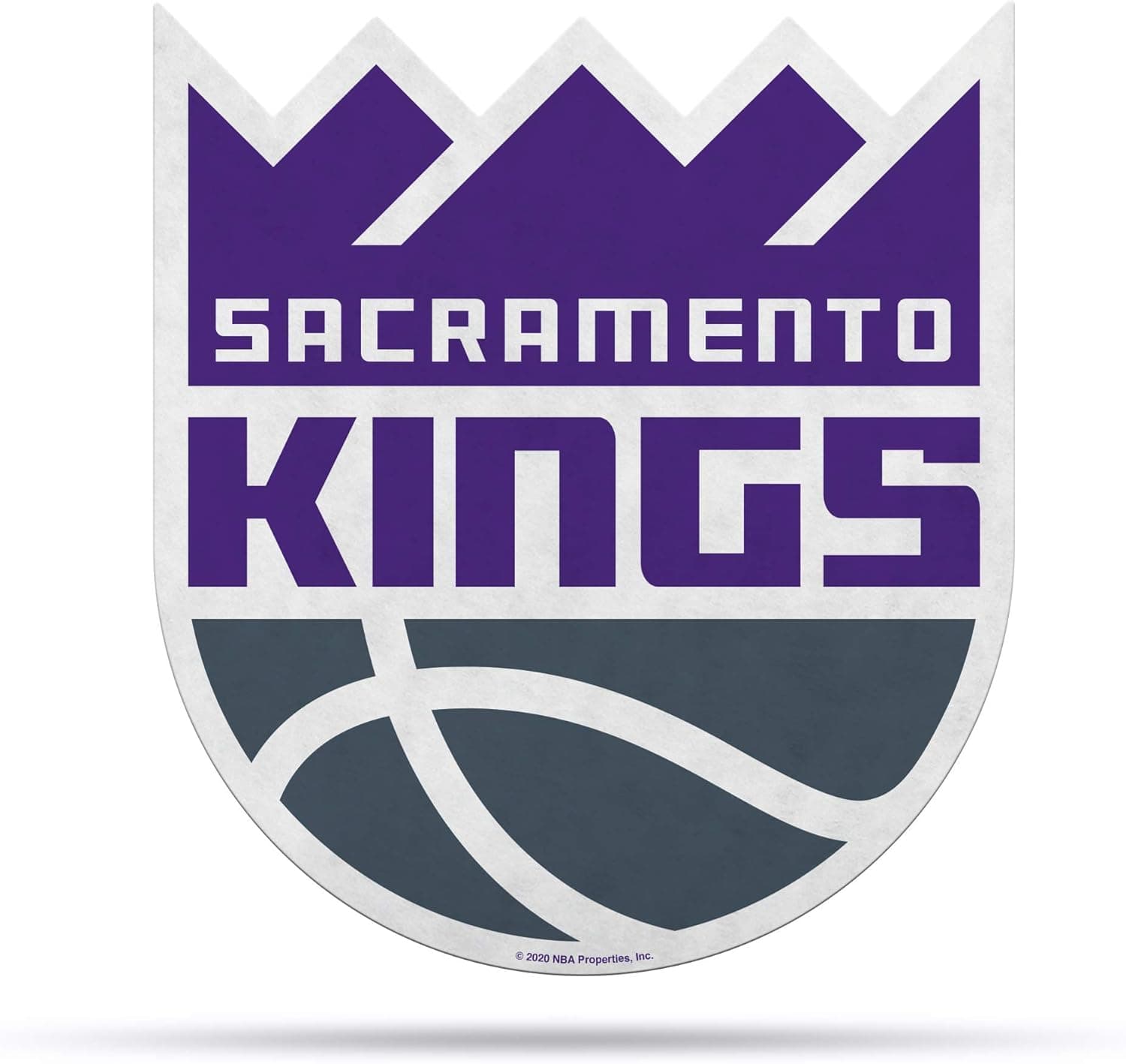 Vibrant NBA Sacramento Kings Pennant - 18" x 18"