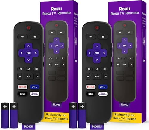 Roku TV Remote 2-Pack: Convenient Dual Control
