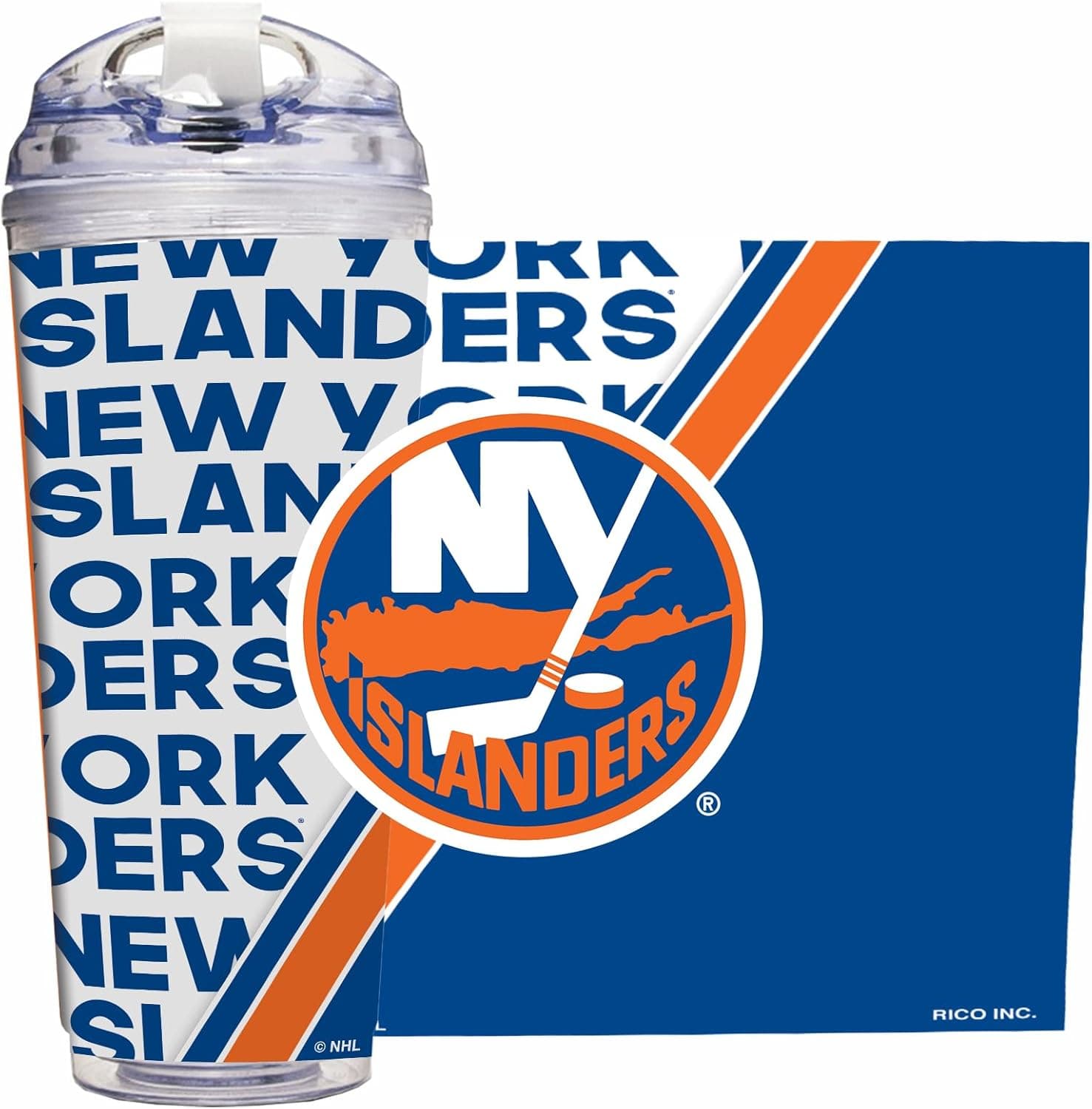 NHL New York Islanders Acrylic Tumbler with Straw
