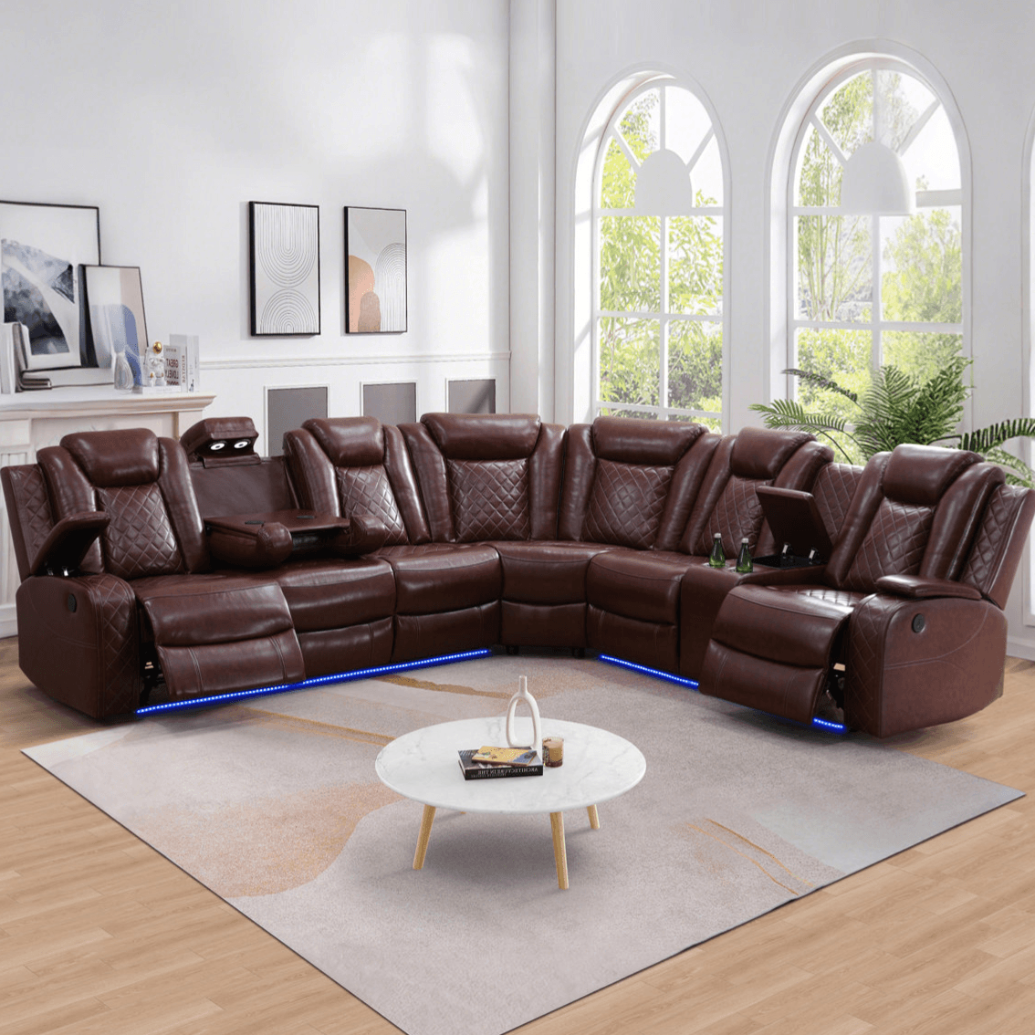 Ivy Bronx Reclining Sectional Sofa for $1,109 + Bonus