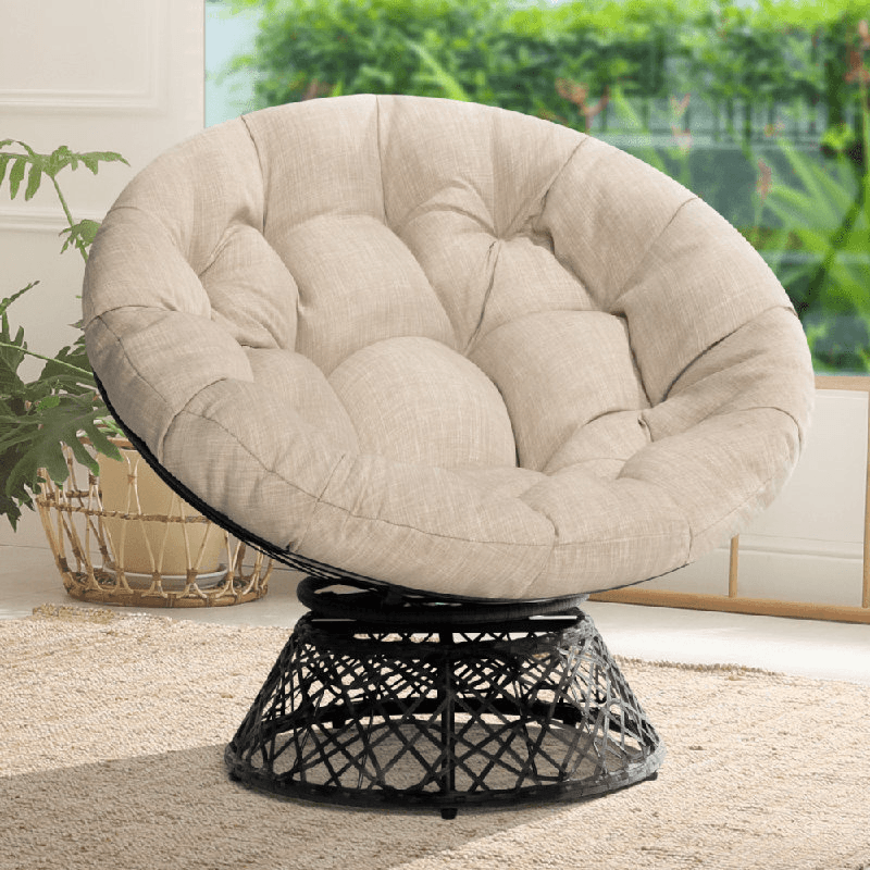 Cozy Up to a 68% Off Swivel Papasan Chair