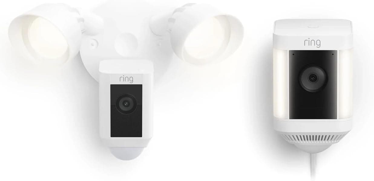 Secure Your Home with Amazon's Ring Floodlight & Spotlight Cam Set