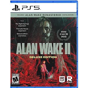 Alan Wake 2: Deluxe Edition (PlayStation 5) $35