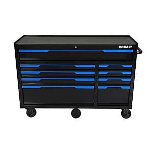 Kobalt 52-Inch Rolling Bottom Tool Cabinet