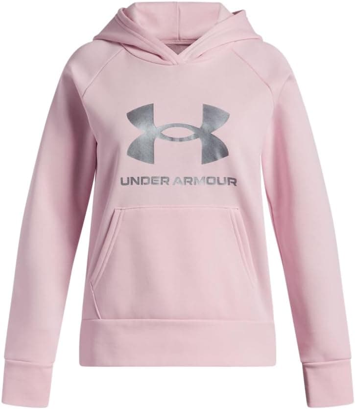 Cozy Shimmer Hoodie: Under Armour Girls' Rival Fleece