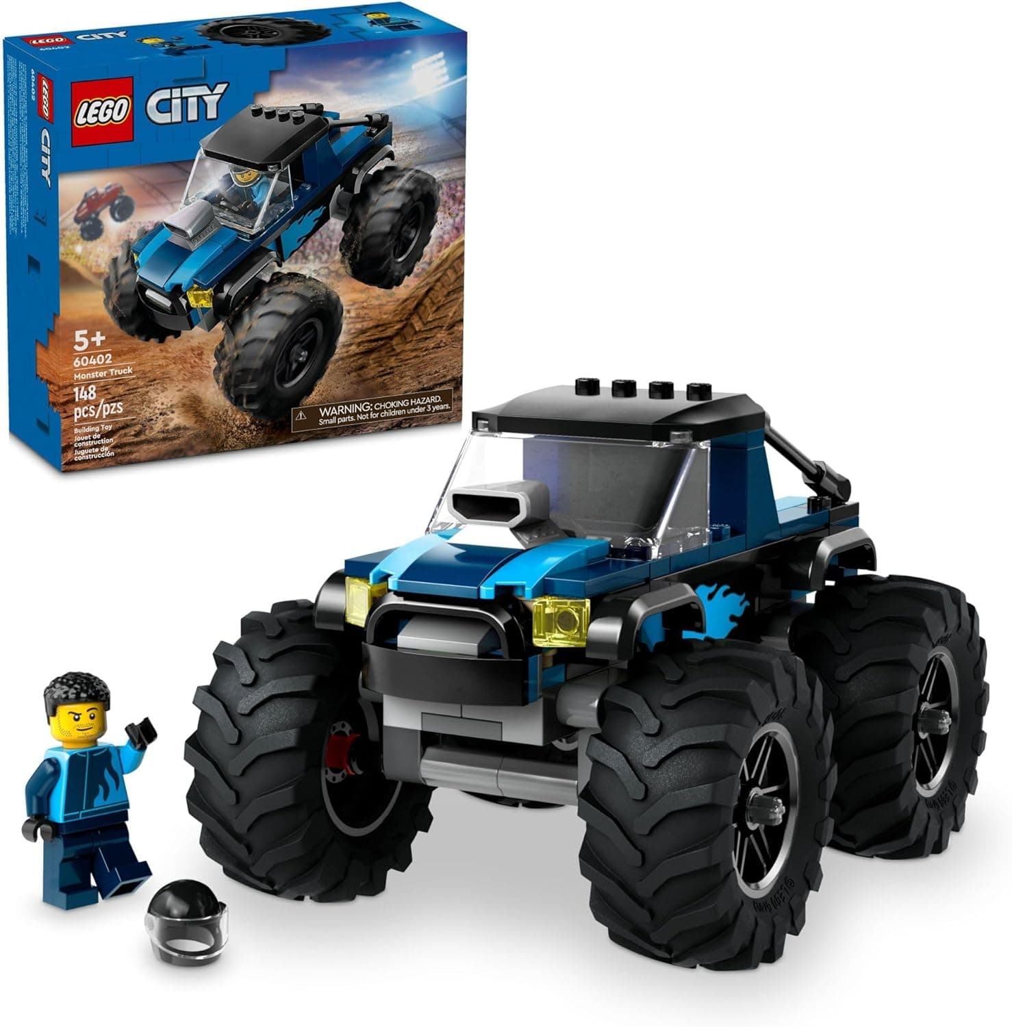 Unleash the Thrill with the LEGO City Blue Monster Truck