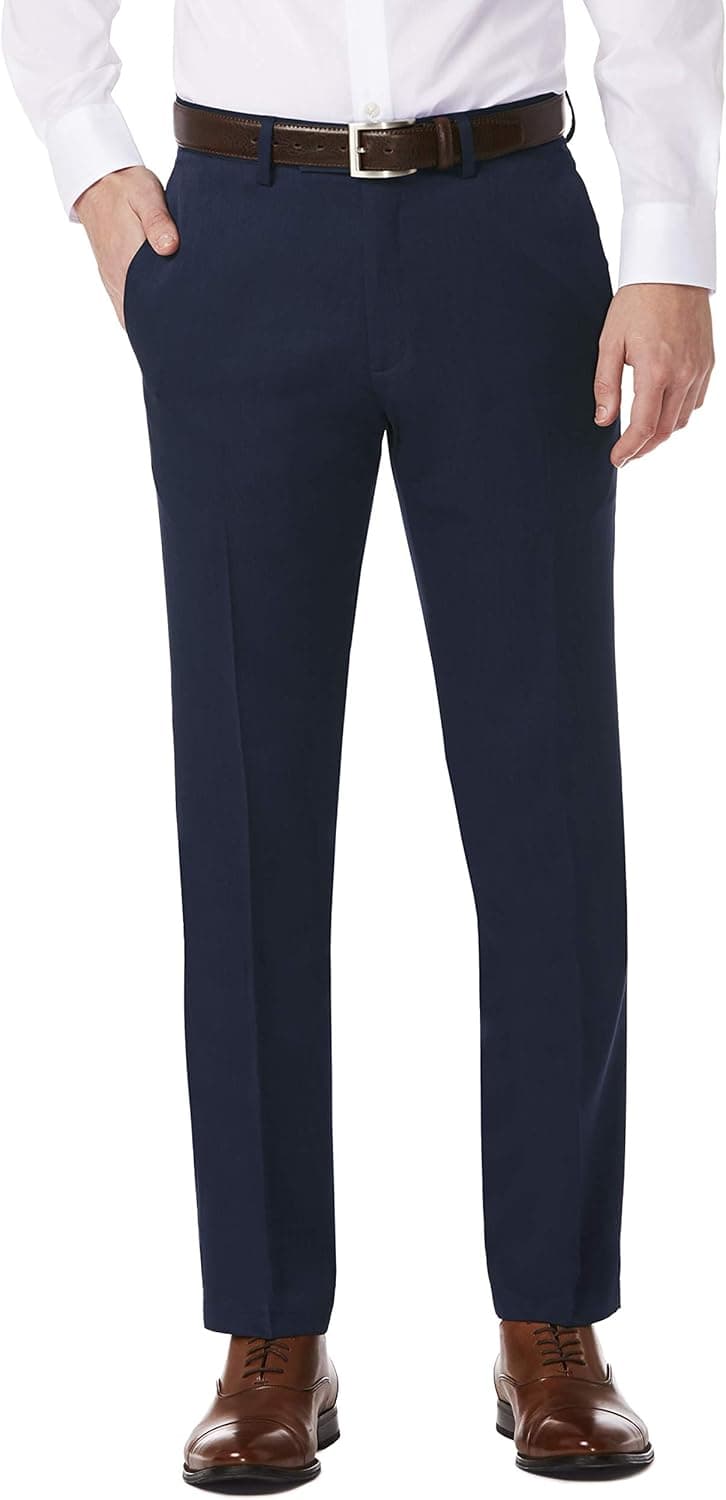 Slim Fit Dress Pants in Urban Heather Blue - 53% Off