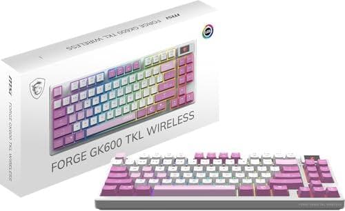 MSI Forge GK600 TKL Wireless Mechanical Keyboard on Amazon