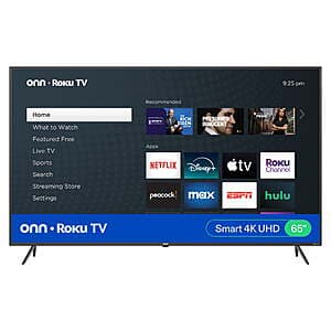 Enjoy 4K Streaming with the onn. 65" Roku Smart TV