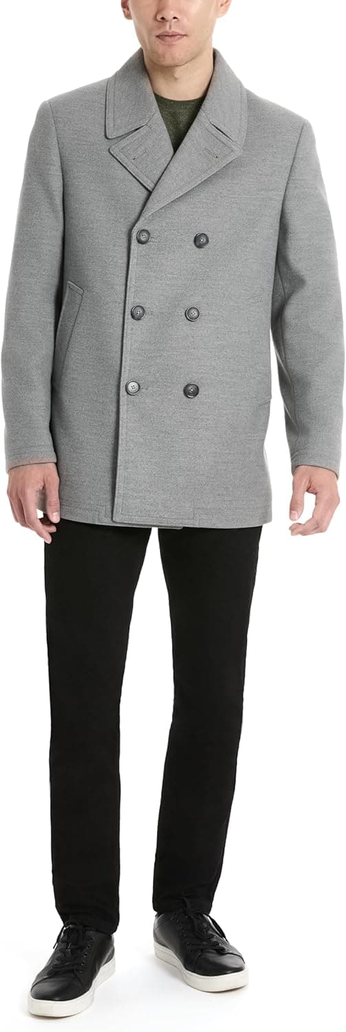 Timeless Warmth: Van Heusen Tatton Wool Peacoat