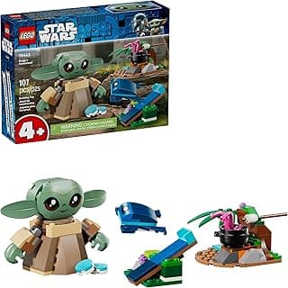 LEGO Star Wars Grogu’s Homestead Building Toy for Boys & Girls - The Mandalorian Pretend Play Set W/Sorgan Frog & Poseable Grogu Figures for Preschool Kids, Ages 4+ - Gift Idea for Birthdays - 75443