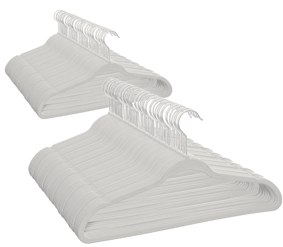 100-Count Better Homes & Gardens Velvet Clothing Adult Hangers Walmart