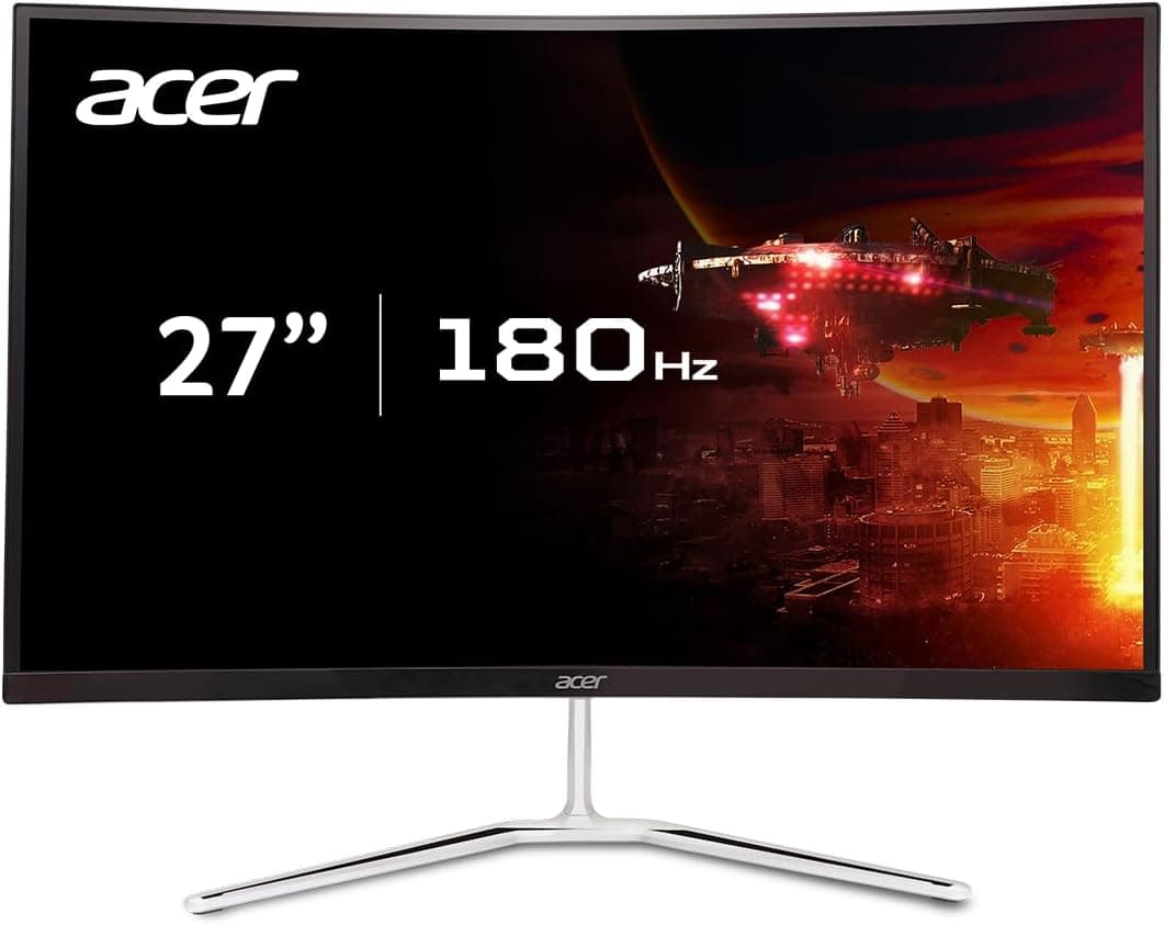Acer Nitro 27" WQHD Curved Gaming Monitor - 180Hz, 1ms, FreeSync