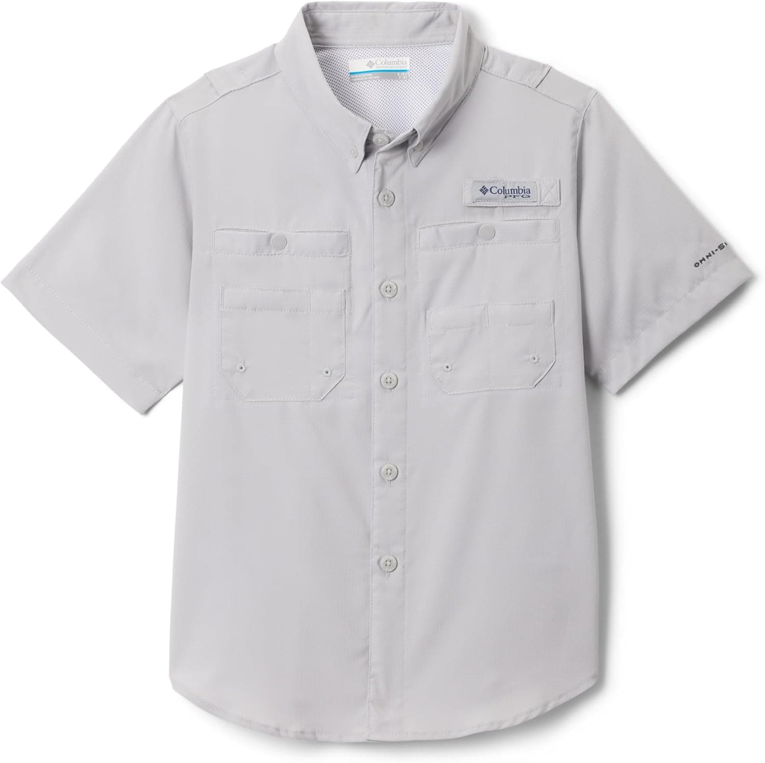 Columbia Boys PFG Tamiami Shirt in Cool Grey, 55% Off