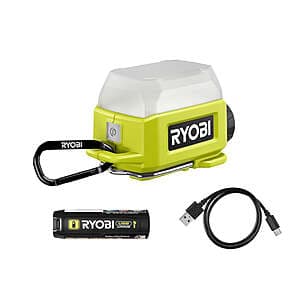 Factory Blemished: RYOBI USB Lithium LED Compact Area Light Kit $15 + Free Shipping