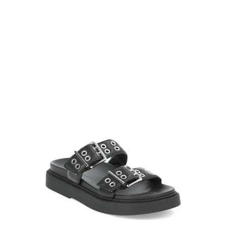 No Boundaries Women's Buckle Slide Sandals