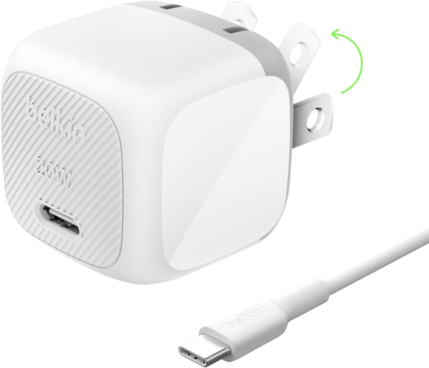 Belkin 20W USB-C Charger with Cable - Power Your Devices Faster