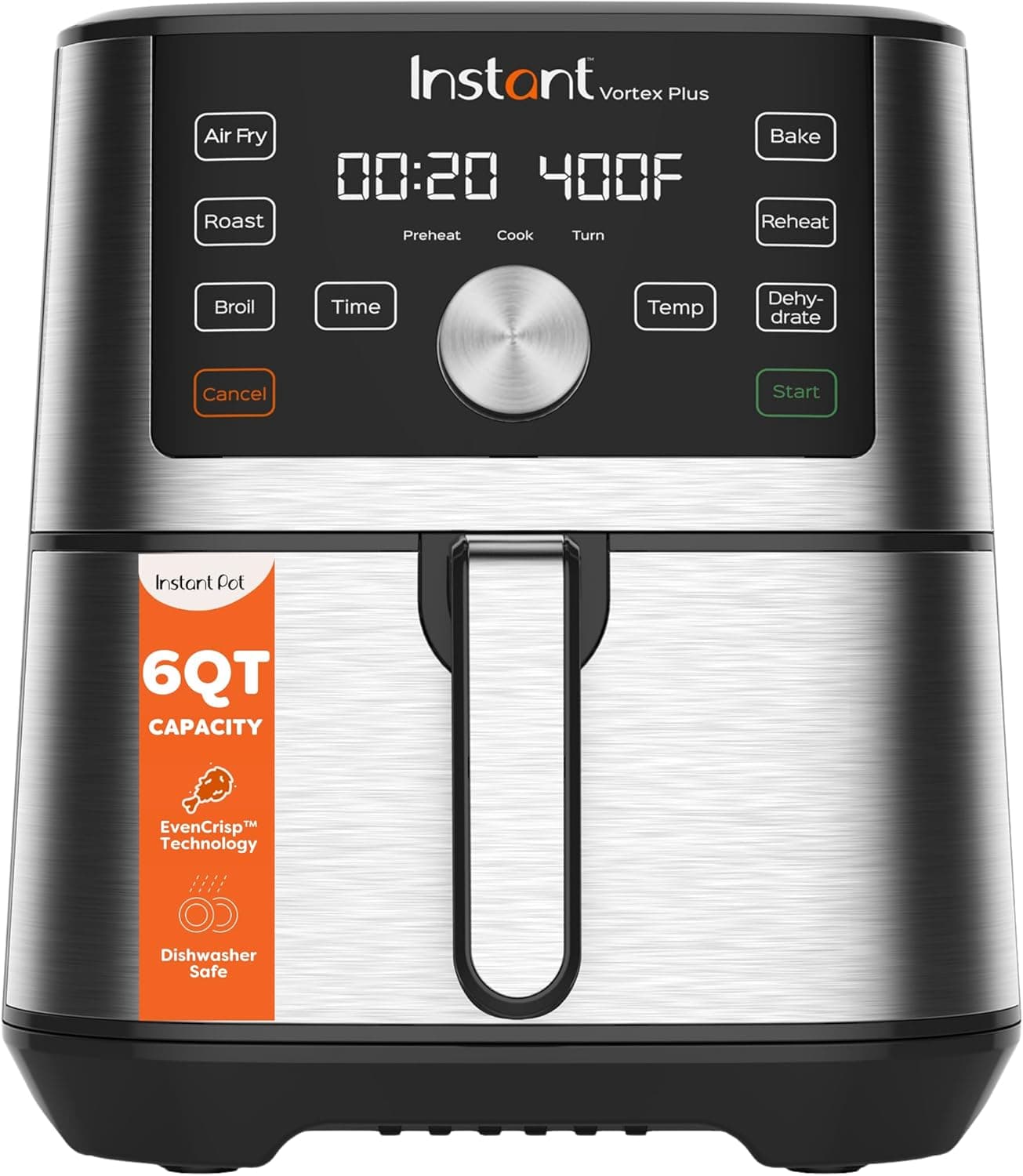 Instant Pot 6QT VORTEX Plus Air Fryer - 6-in-1 Versatility