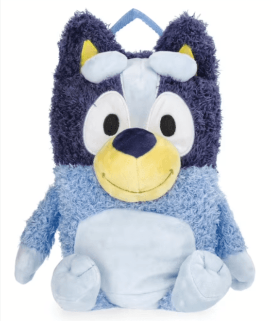 Bluey Kids' 12.5" Plush Backpack