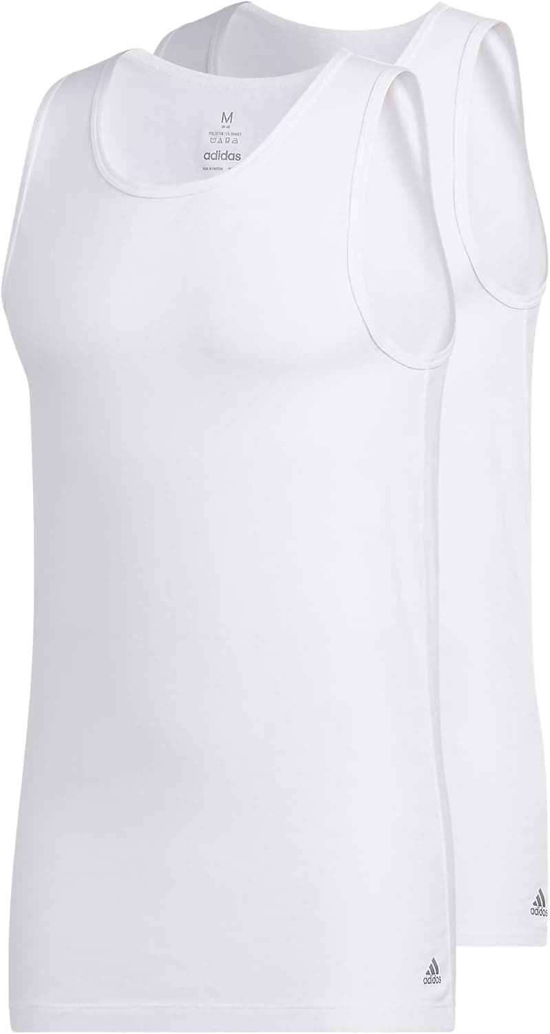 Adidas Mens Tank Tops (2-Pack) - Soft, Breathable Undershirts