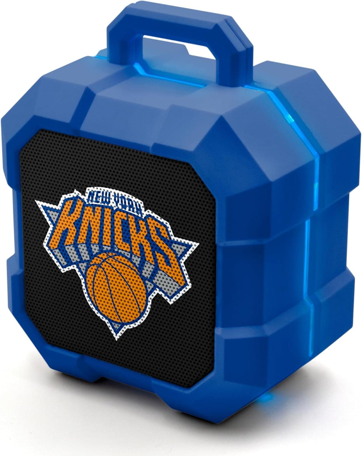 SOAR NBA Shockbox LED Wireless Bluetooth Speaker - Water Resistant IPX4, 5.0 Bluetooth with Over 5 Hours of Play Time - Small Portable Speaker - Officially Licensed NBA, Perfect Home & Outdoor Speaker