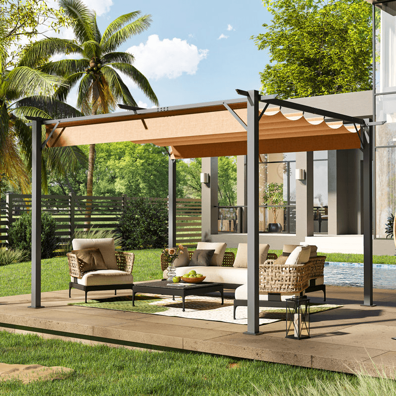 Pergola with Canopy - Save 61% at Wayfair