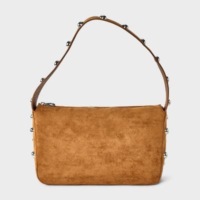 Studded Shoulder Bag - Universal Thread™ Brown