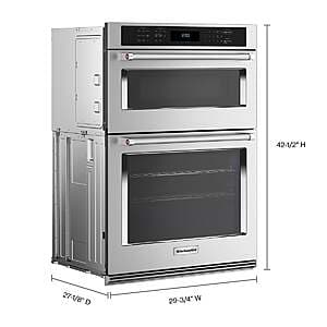 Convenient KitchenAid Wall Oven and Microwave Combo at Costco