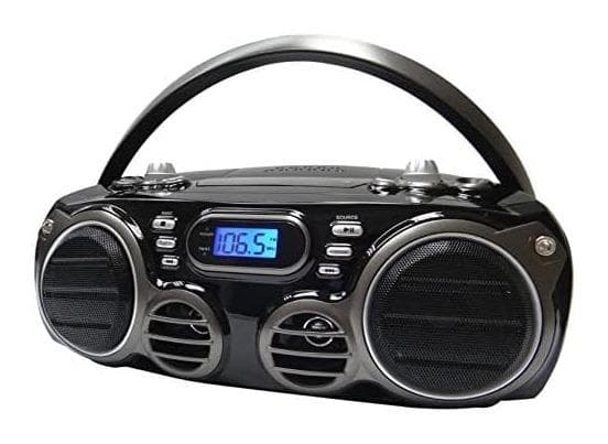 Sylvania Bluetooth CD Radio Boombox: Retro Beats, Modern Connectivity