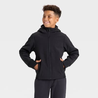 Boys' Softshell Jacket - All In Motion™ Black XS