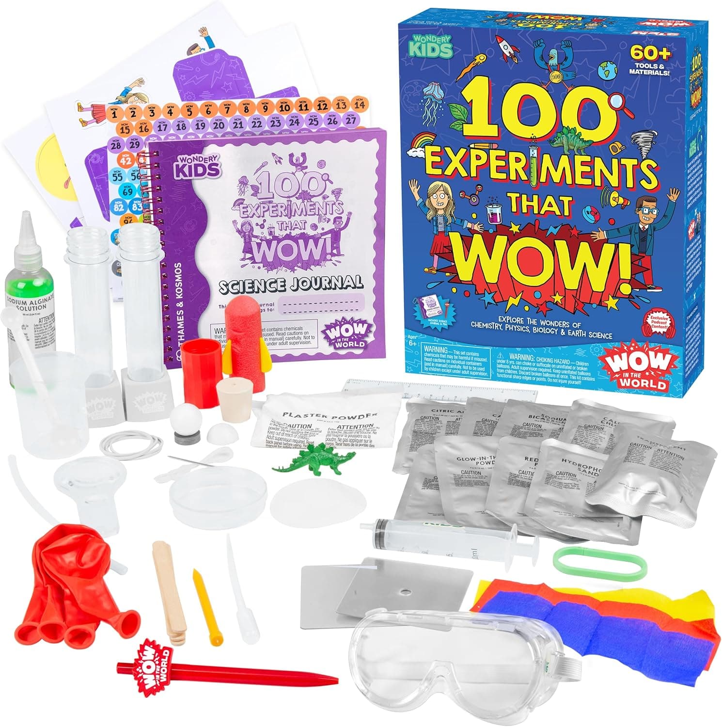 Wow in The World Science Kit: 100+ Experiments, Tools & Materials
