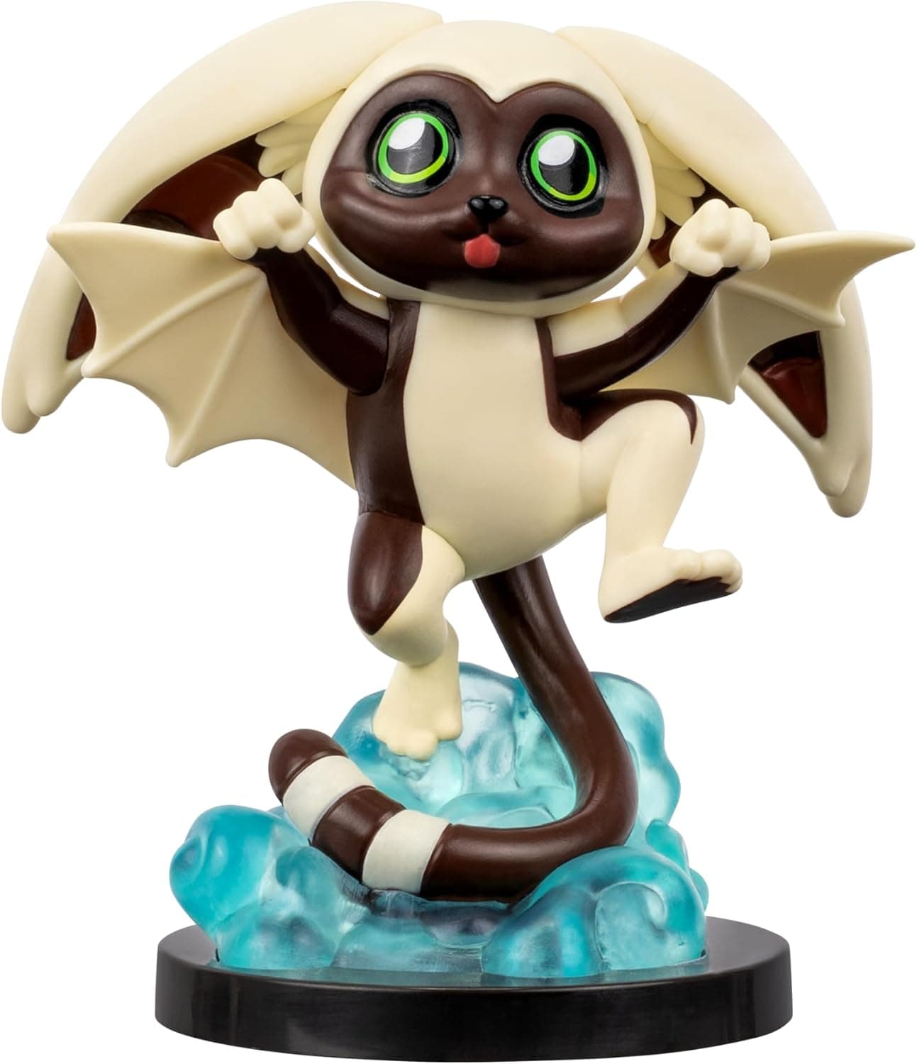 Jazwares Avatar: The Last Airbender Momo - 4-Inch Mini Figure in Kawaii Style in Dynamic Pose with Display Base