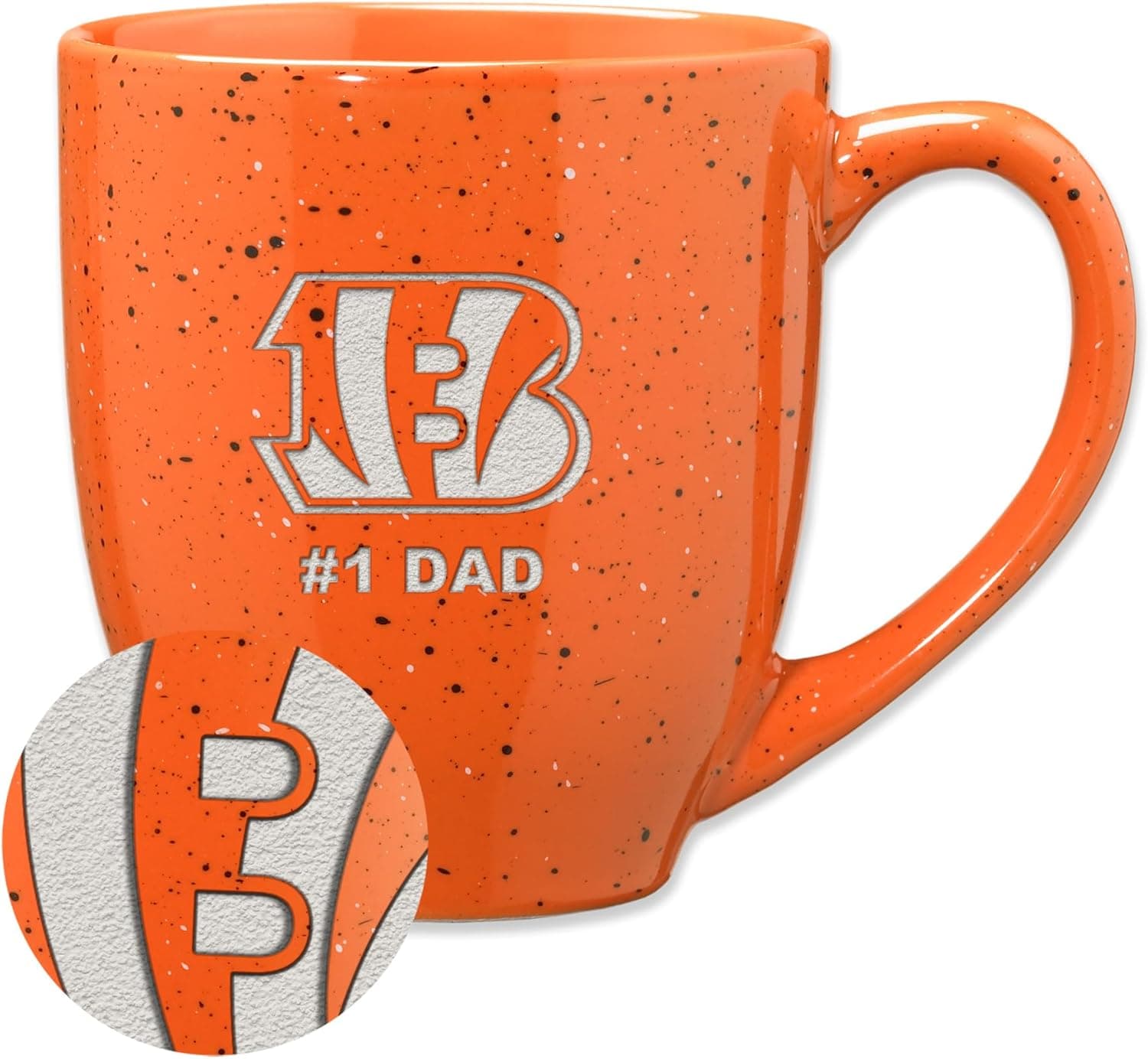 Cheer on the Bengals with this Personalized NFL Coffee Mug