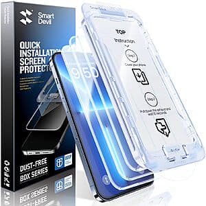 3-Pack Tempered Glass Screen Protectors for iPhone 12/13/14/15/16 from $4.15