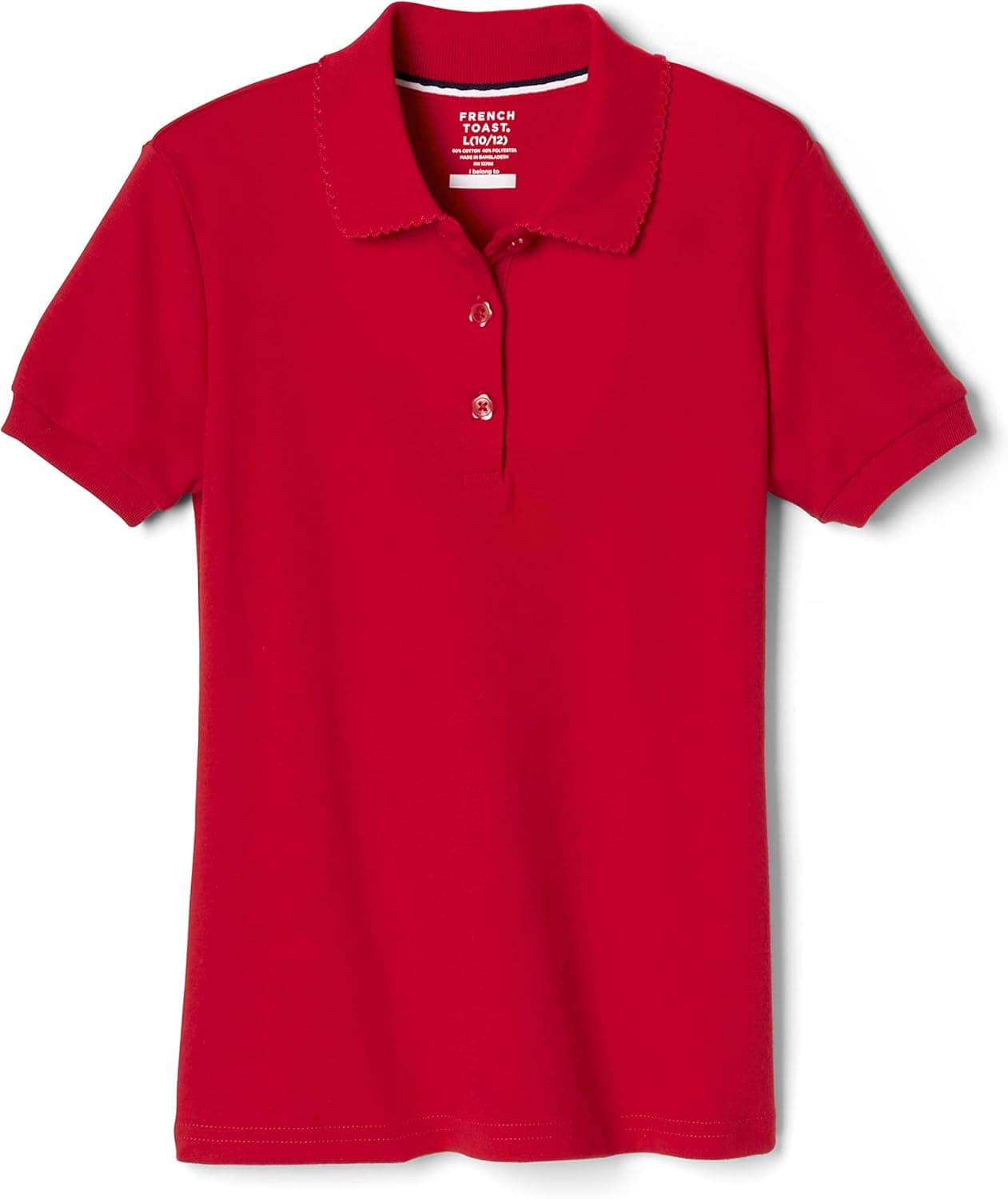 Save 53% on Girls' Picot Collar Polo Shirt