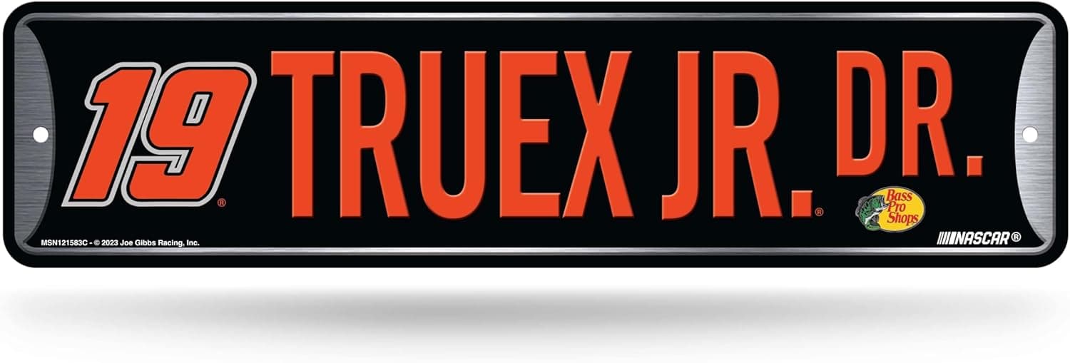 NASCAR Racing Metal Street Sign by Rico Industries