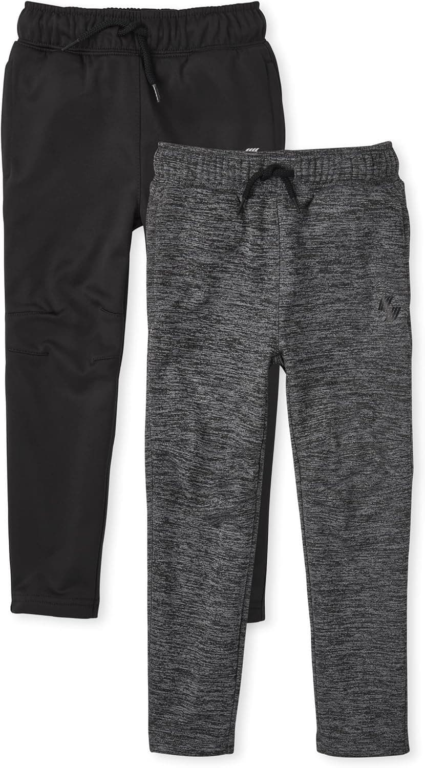 2-Pack Dark Gray & Heather Gray Jogger Pants from The Children's Place
