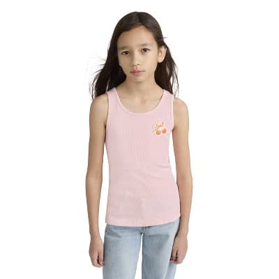 Levi's® Girls' Cherry Embroidered Tank Top - Coral Pink M