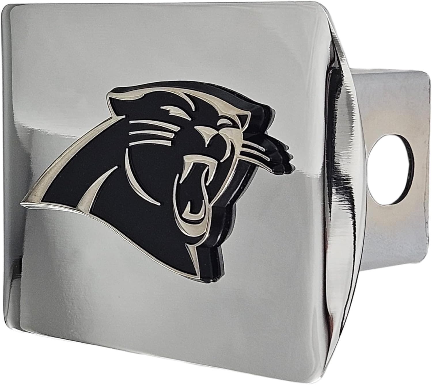 Unique FANMATS Panthers Chrome Hitch Cover with 3D Logo
