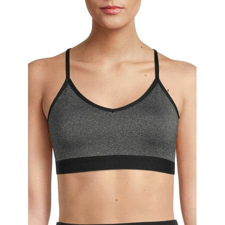Athletic Works Women’s and Women's Plus Racerback Sports Bra, Sizes XS-4X
