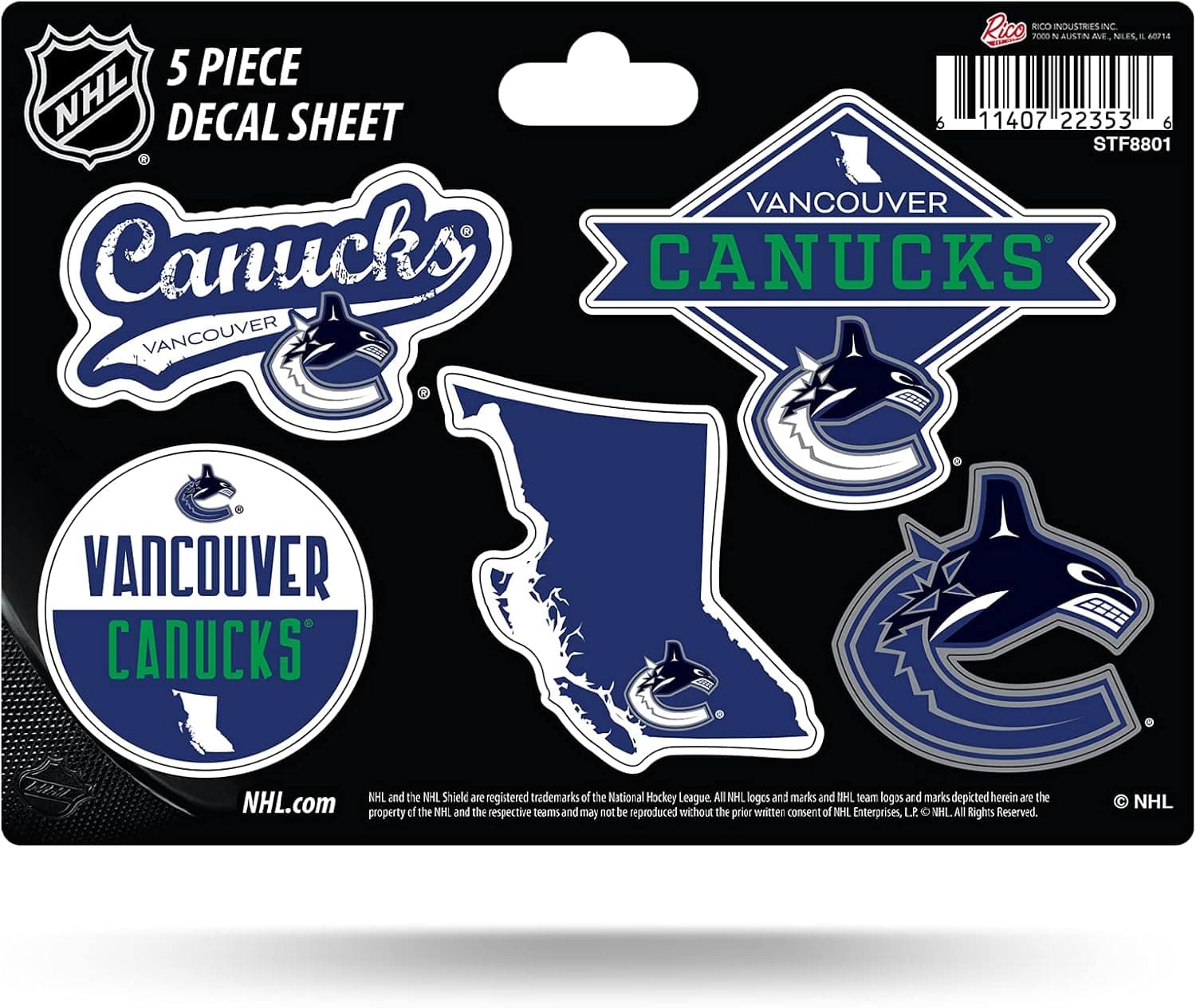 Get NHL Canucks Sticker Set at Over 15% Off