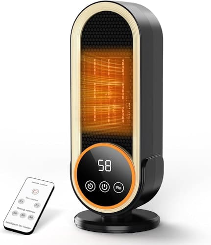 Dandist 1,200W Space Heater with Remote Control