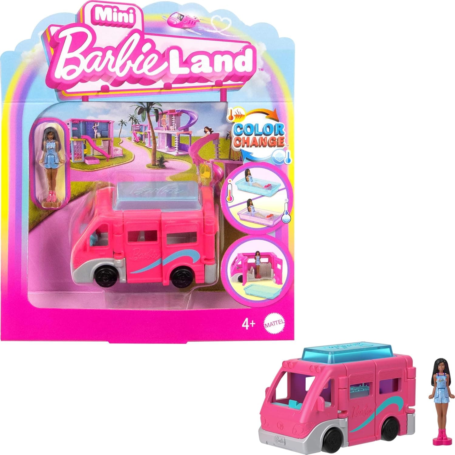 Barbie Mini BarbieLand Playset with Toy Vehicle & Doll
