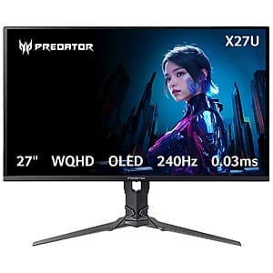 Costco Members: Acer Predator 2K OLED Gaming Monitor at $300 + Free Shipping