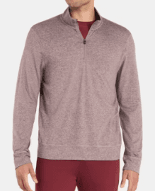 Athletic Works Men's ButterCore Soft Quarter-Zip Pullover Shirt