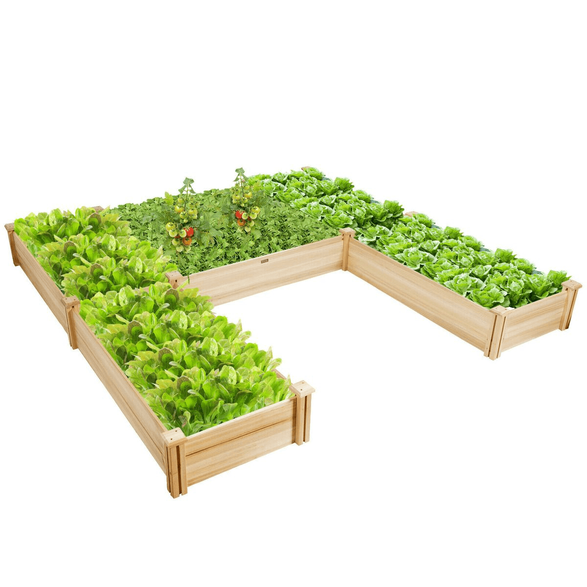Save 9% on Costway Wooden Garden Bed