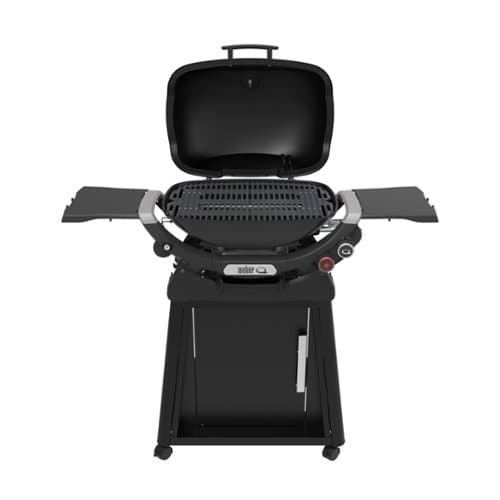 Weber - Q 2800N+ liquid Propane Gas Grill With Stand - Mindnight Black