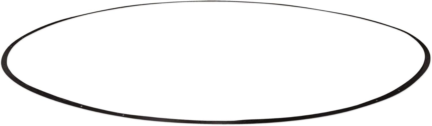 Champion Sports Women's Lacrosse Crease: Rhino Flex Portable Lacrosse Goal Crease - 17’ Diameter All Weather Crease with Weights, Stakes and Carry Bag