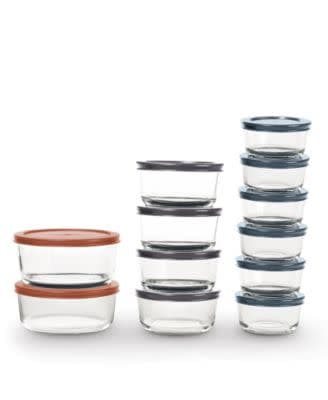 Art & Cook 24-Piece Glass Food Storage Set