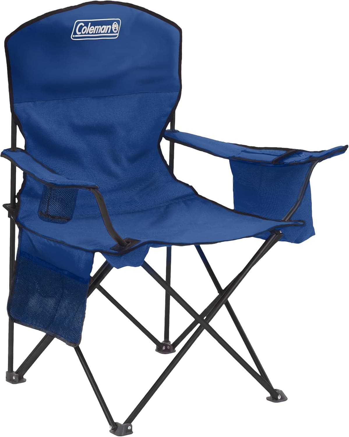 Cozy Camping Companion: Coleman Portable Chair with Cooler